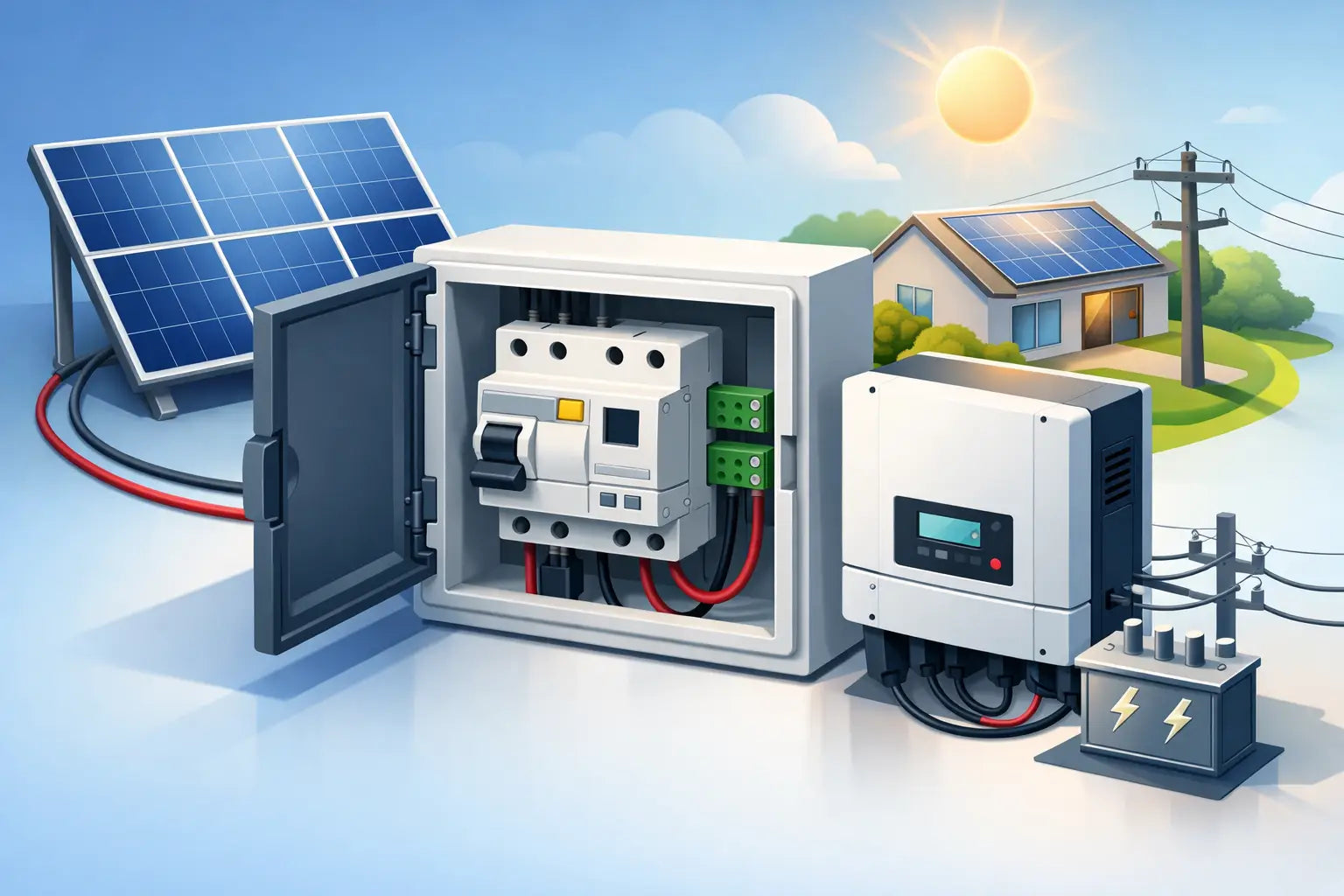 Diferencial para instalación fotovoltaica