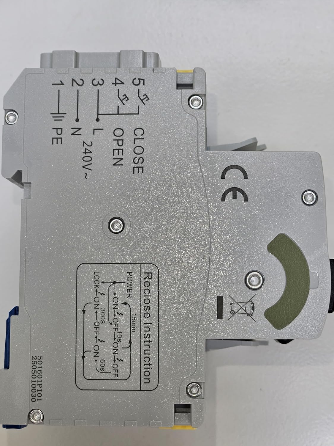 Interruptor diferencial auto rearmable  inmunizado de doble onda de 40A Tipo A, 6Ka 2P 30ma