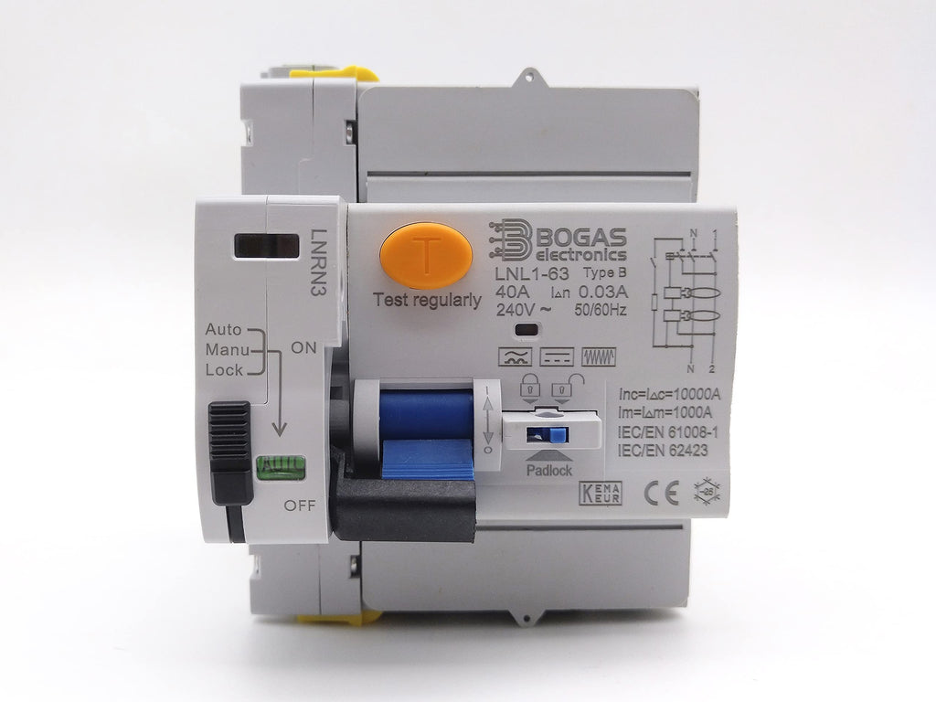 Interruptor Diferencial de Clase Curva | Type B | Auto rearmable | C E | (2 Polos 30mA)
