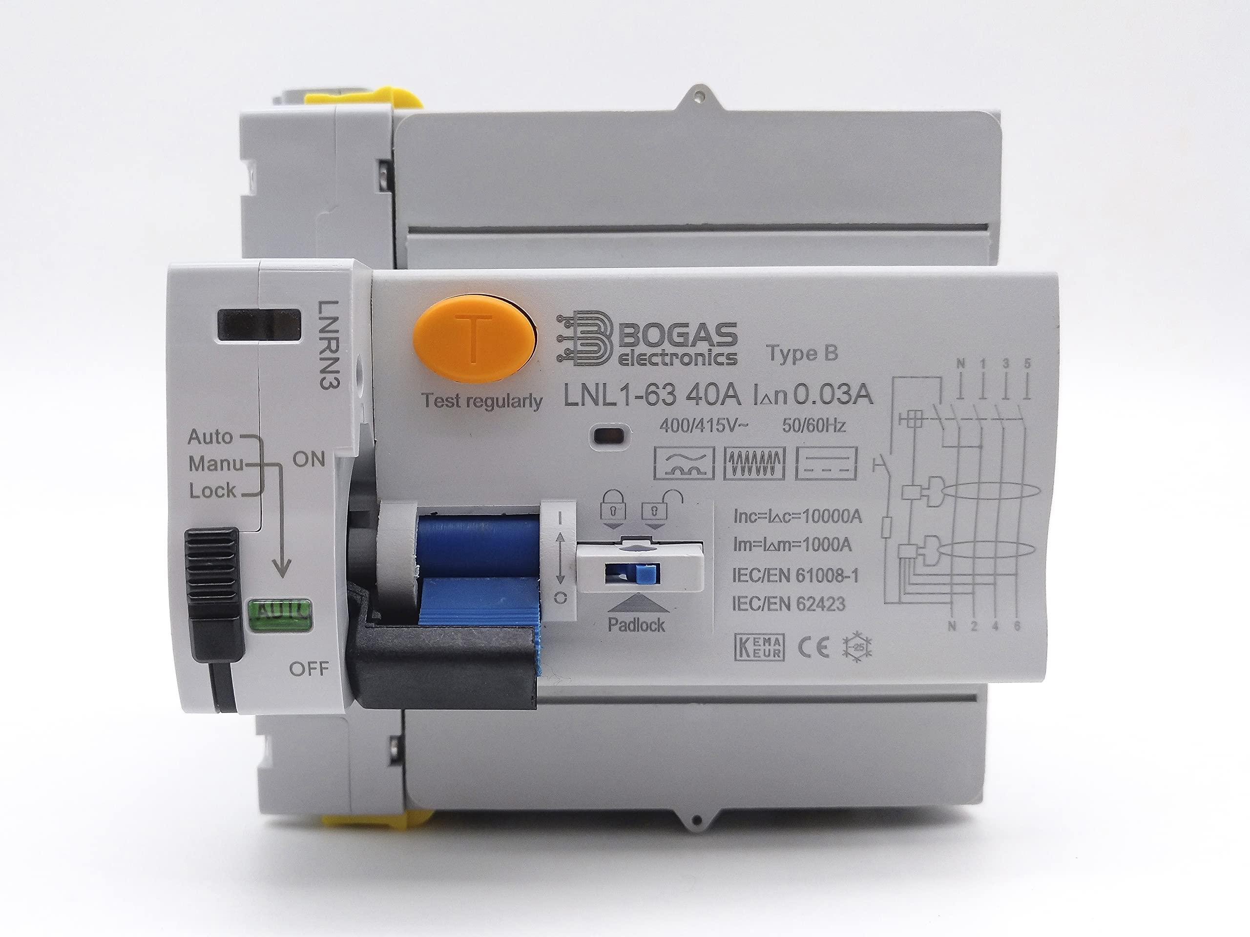 Interruptor Diferencial de Clase Curva | Type B | Auto rearmable | C E | (2 Polos 30mA)