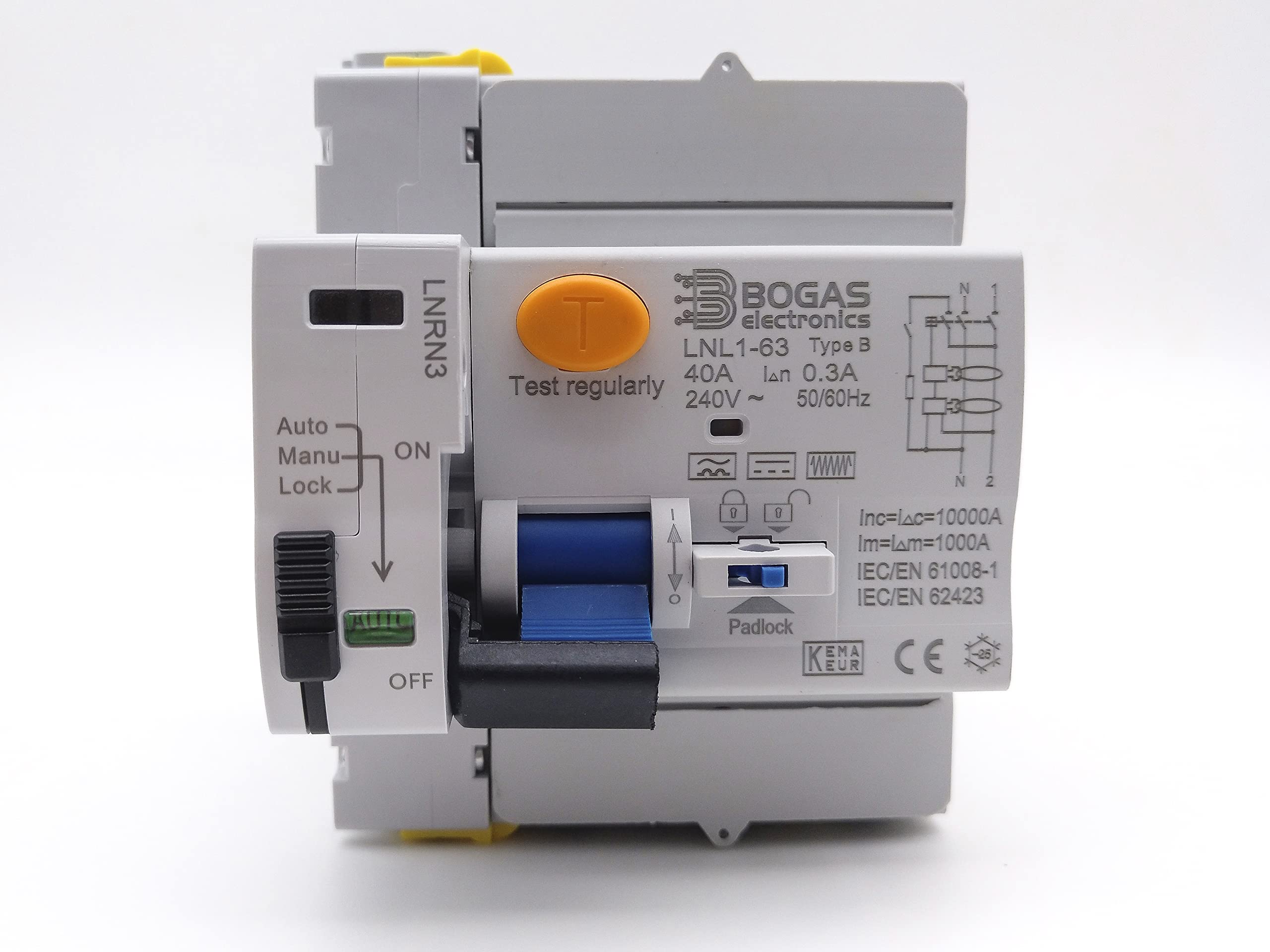 Interruptor Diferencial de Clase Curva | Type B | Auto rearmable | C E | (2 Polos 30mA)