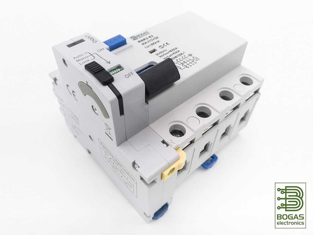 Interruptor Diferencial Trifasico (3P+N) Auto Rearmable Super Inmunizado (300 mA)