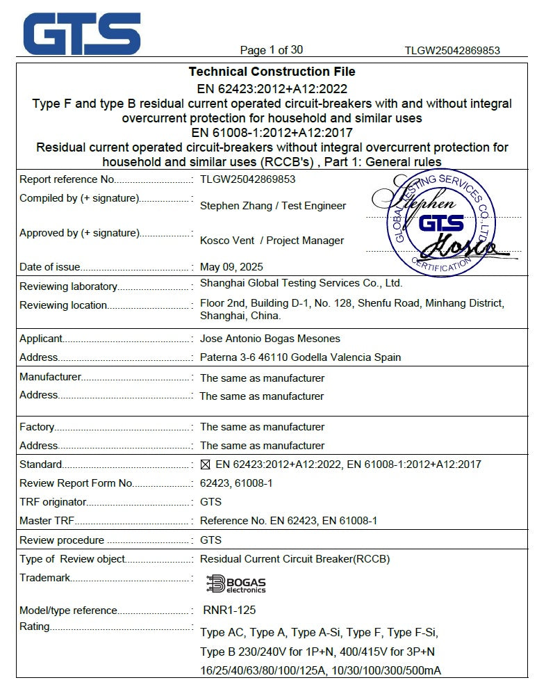 Diferencial Type F-SI 40 Amperios 2P 30mA