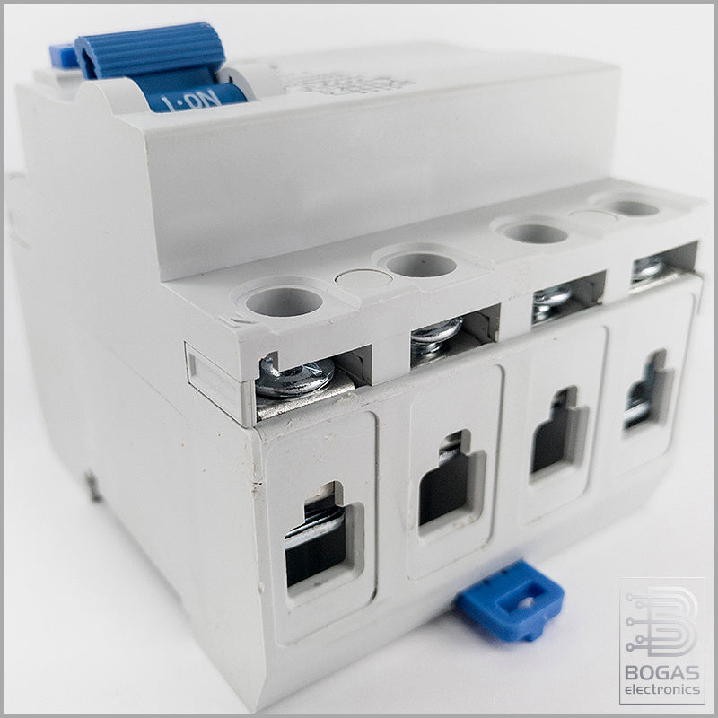 Interruptor Diferencial 40A, 4P Trifásico (3P+N), Clase A inmunizado doble onda (300mA)