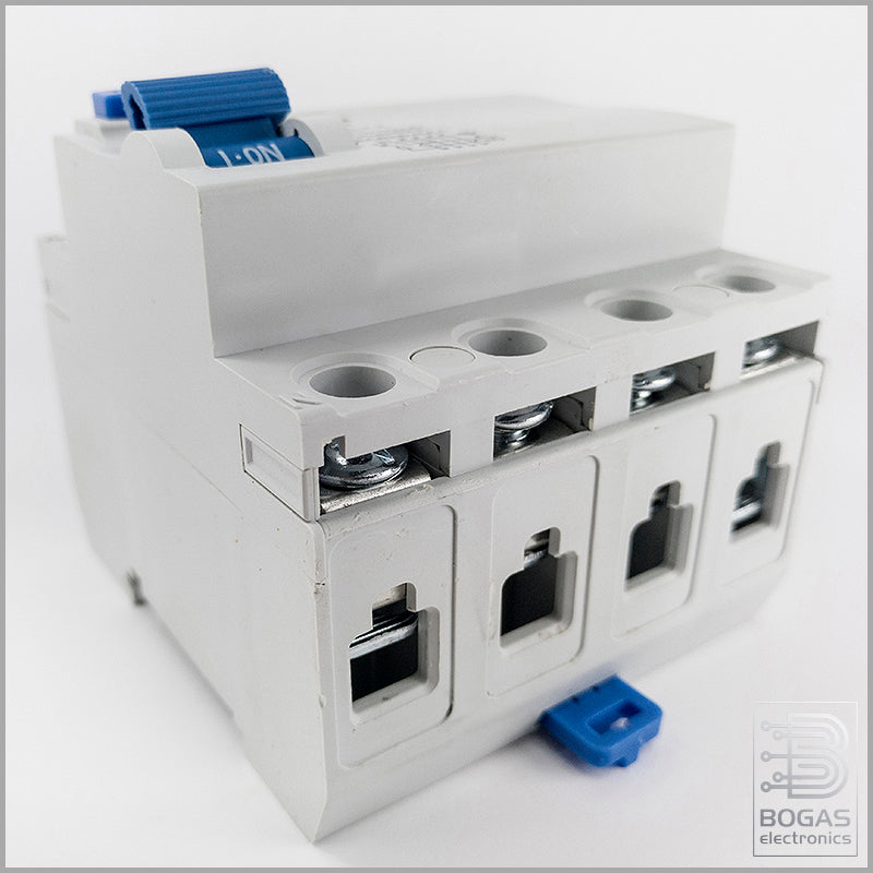 Interruptor Diferencial 40A, 4P Trifásico (3P+N), Clase A inmunizado doble onda (300mA)